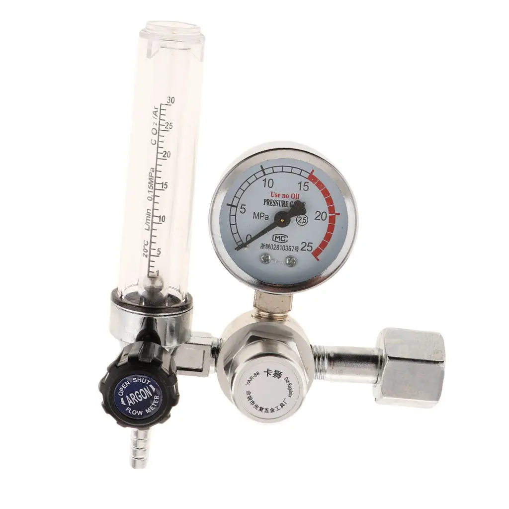 0-25 Mpa Argon CO2 Mig  Meter Gas Regulator Flowmeter Welding Gauge