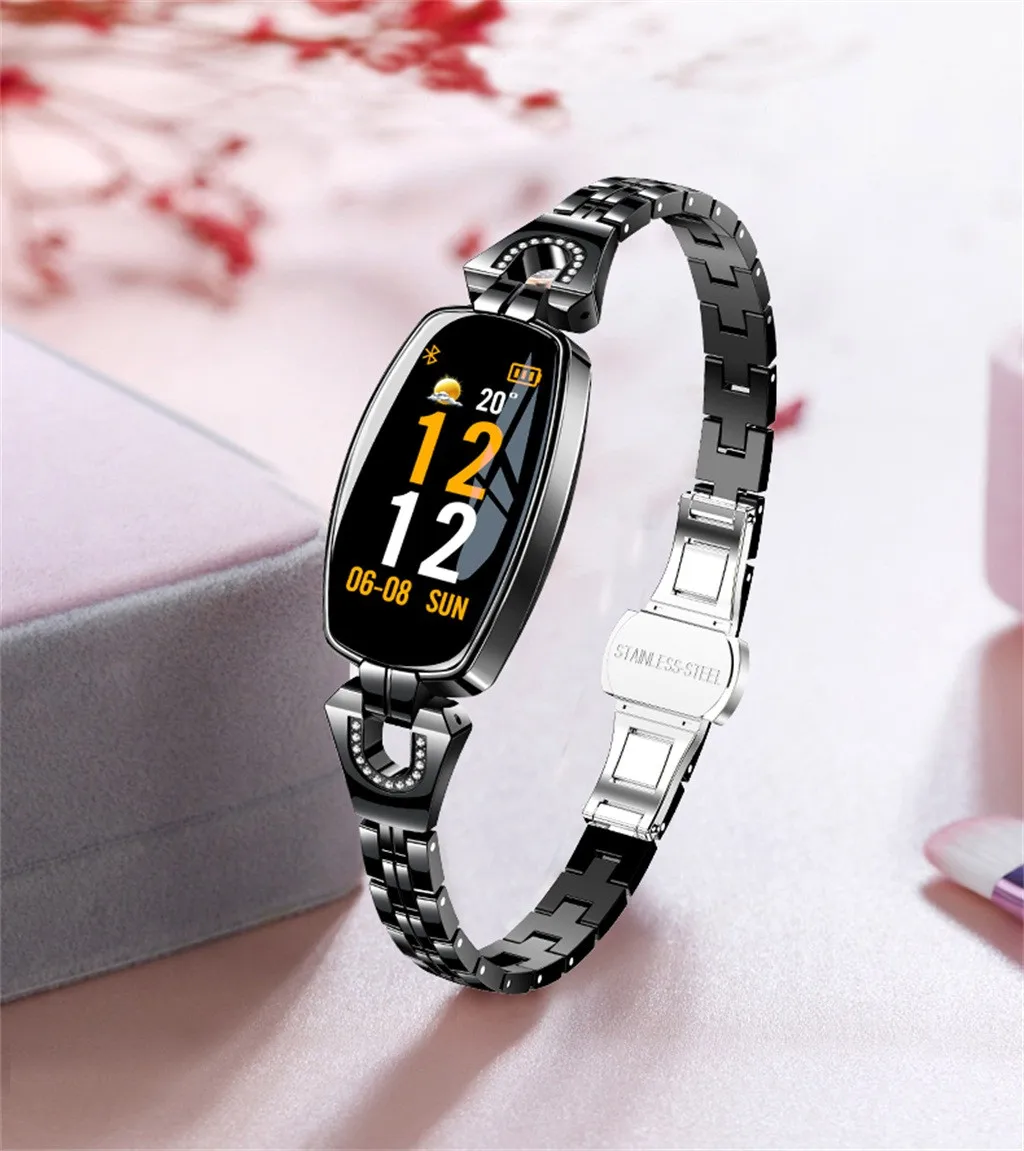 Women Smart Watch H8 Smart Bracelet Reloj Blood Pressure Heart Rate Monitor Fitness Tracker Sport Wristband For Android iOS Lady