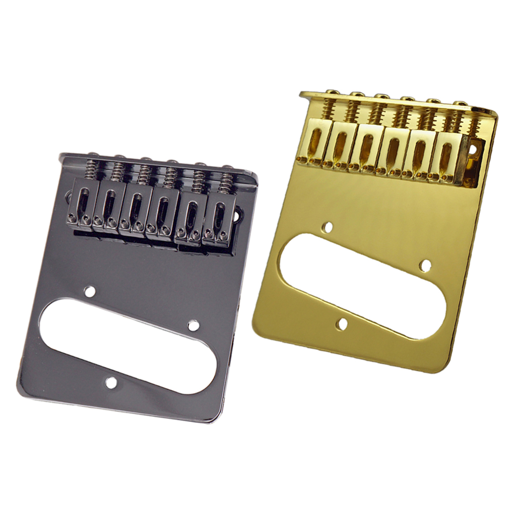 4-Hole 6-Saddle Guitar Bridge Alloy for Fender caster  Style Guitar