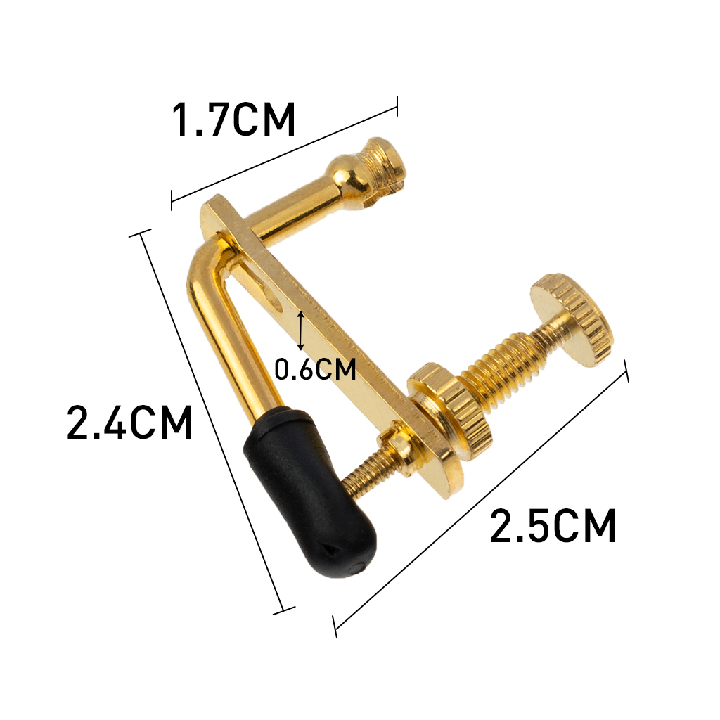 4 Pieces 3/4 4/4 Violin Fiddle Fine Tuners String Instrument Adjustable Tool