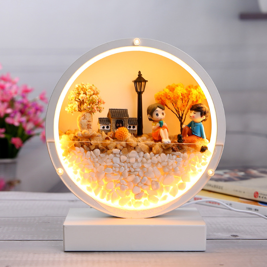 Candeeiro de Mesa Atmosfera Romântica Quarto Luzes Eterna Flor Casa Casamento Aniversário Ornamentos 5 Cheap Luzes noturnas