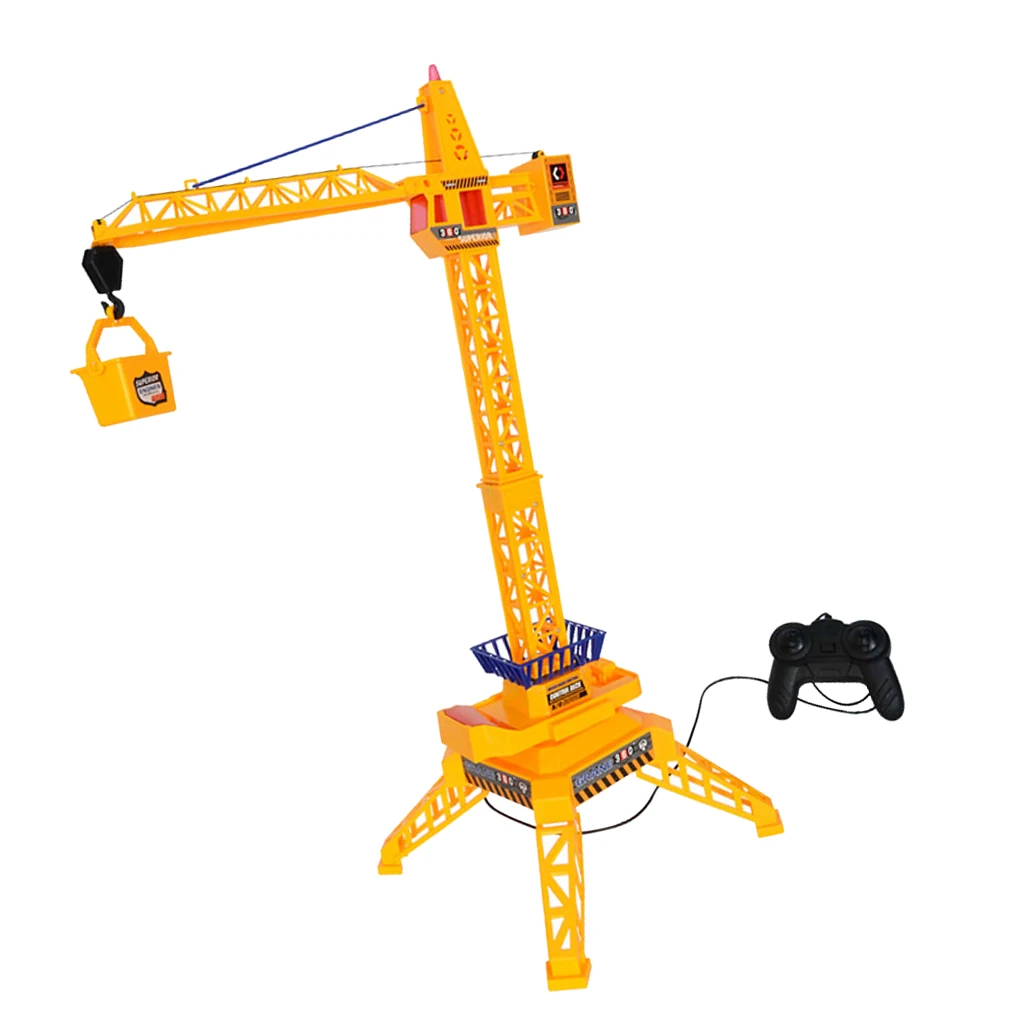 Remote Control  Construction Crawler Crane Engineering Vehicle Model Kids Educational Toy