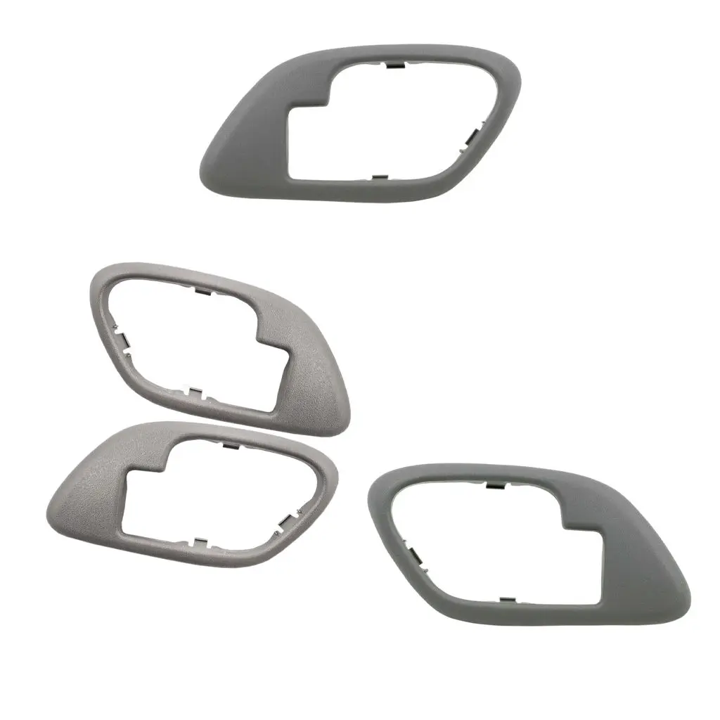 Interior Inside Inner Gray Door Handle Trim Bezels Replacements 15708080 for Cadillac Escalade 99-2000