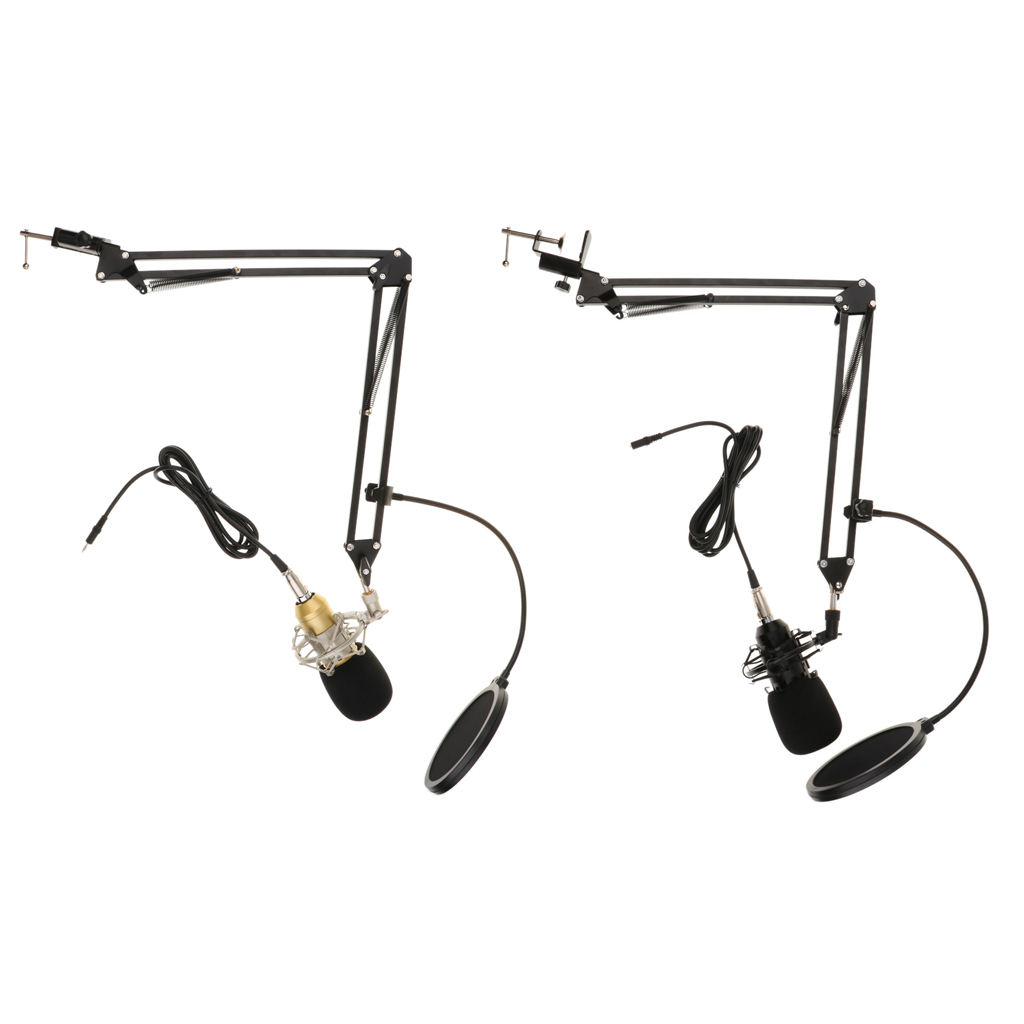 BM800 Dynamic Condenser Studio Recording Microphone Mic for Broadcasting