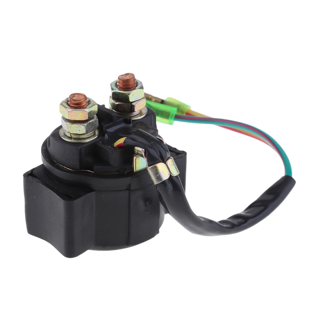 12V Black Starter Solenoid Relay For Yamaha Marine 40  Outboard Engine