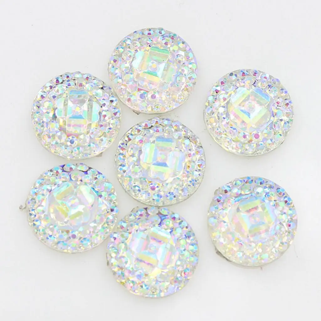 50x 12mm Resin Round Flatback Rhinestone Buttons DIY Wedding Craft Shiny 50x 12mm Resin Round Flatback Rhinestone Buttons DIY Wedding Craft Shiny