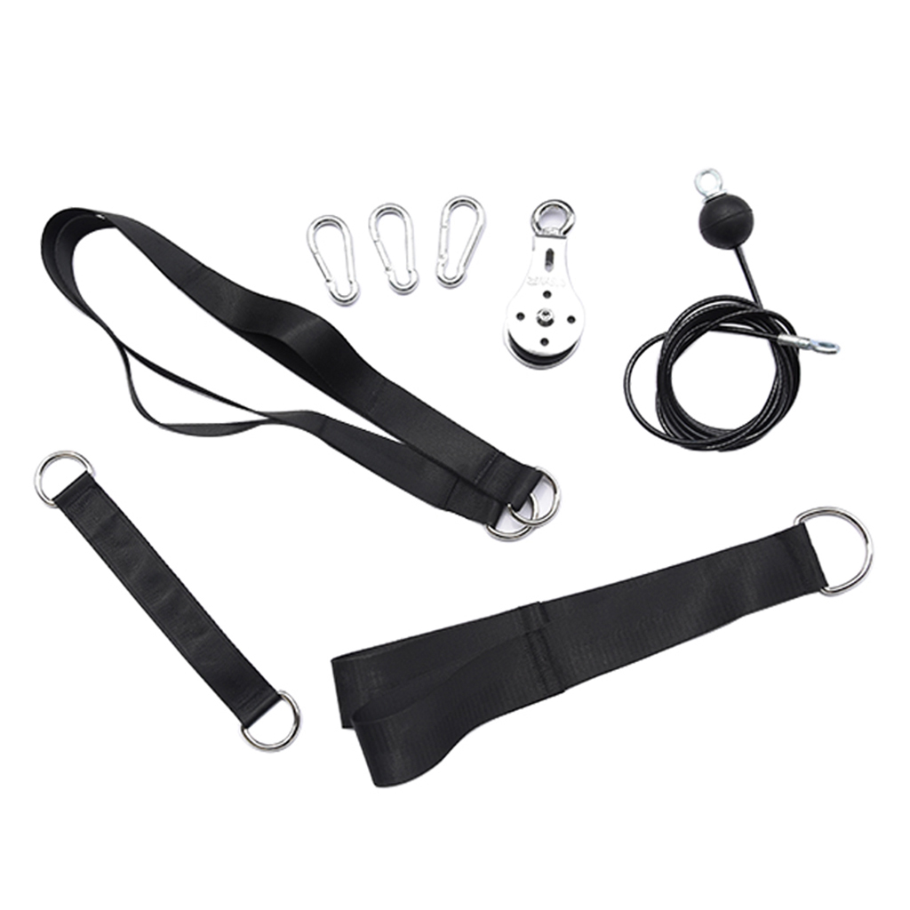 Pulley Cable Machine Attachment Home Gym Biceps Triceps Arm Strength Training