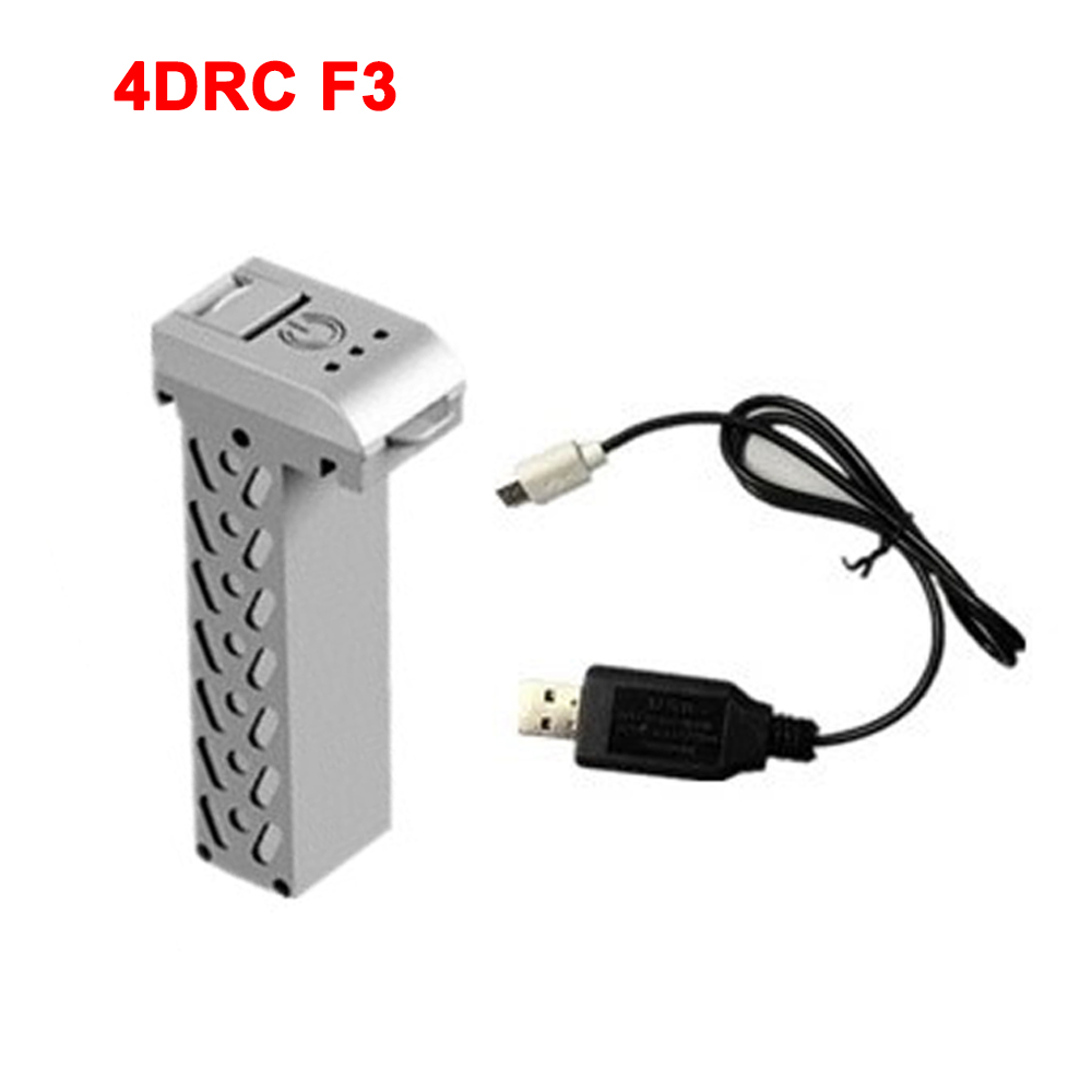 4drc F3 4d F3 Rc Drone Original Accessory 7 4v 00mah Battery Flight 23 25 Minut Usb Charging Cable Battery Charger Spare Part Parts Accessories Aliexpress