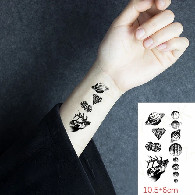 물 전송 가짜 문신 작은 십자가 문신, 귀 뒤 손가락 바디 아트, 방수 임시 문신 스티커, 여성 남성 _ - Aliexpress  Mobile