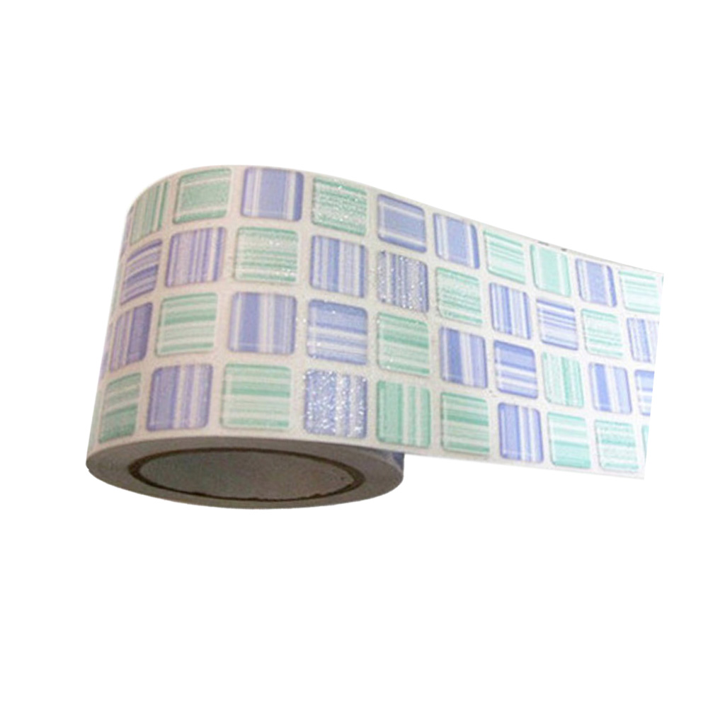 Water-resistant Self Adhesive PVC Tile Floor Wall Stickers Mosaic Decal Vinyl Art for Bathroom Kitchen Dining Room Decoration