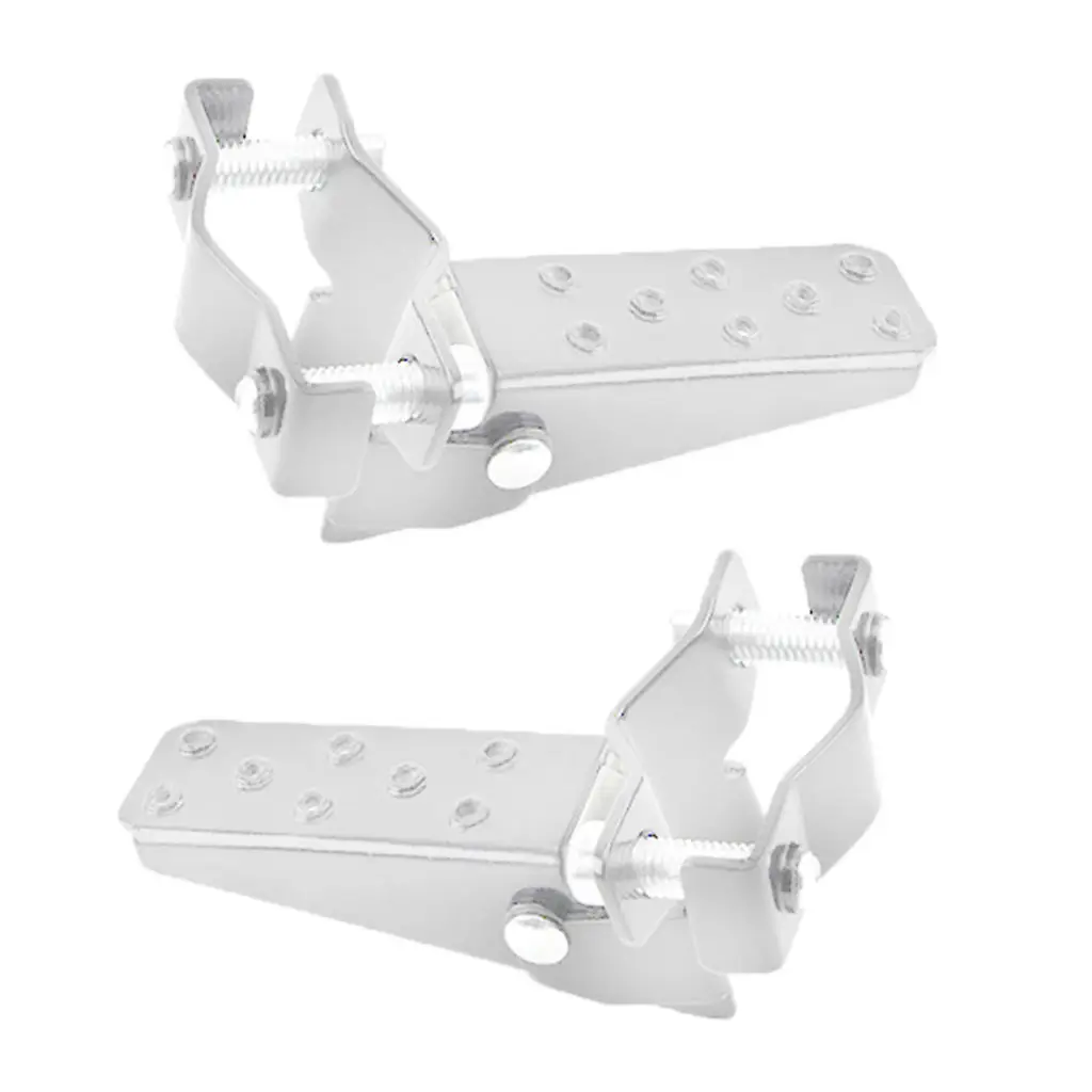 Front Rear Folding Footrests Footpegs with Bolts for Motorcycle