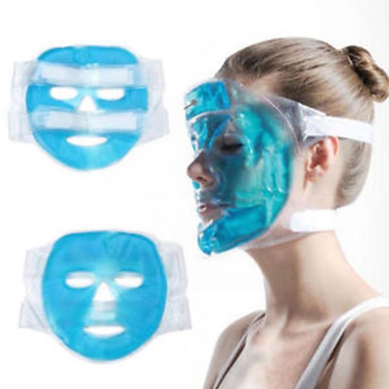 Best of Cold Gel Face Mask Ice Compress Blue Full Face Moisturizing Cold With Relaxation Faicial Pack Face Pad S6X8 Reviews & Tips