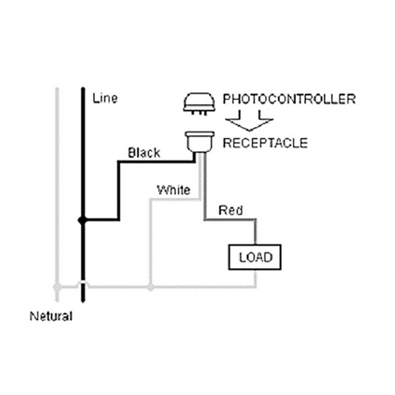 Light control sensor photocell схема подключения