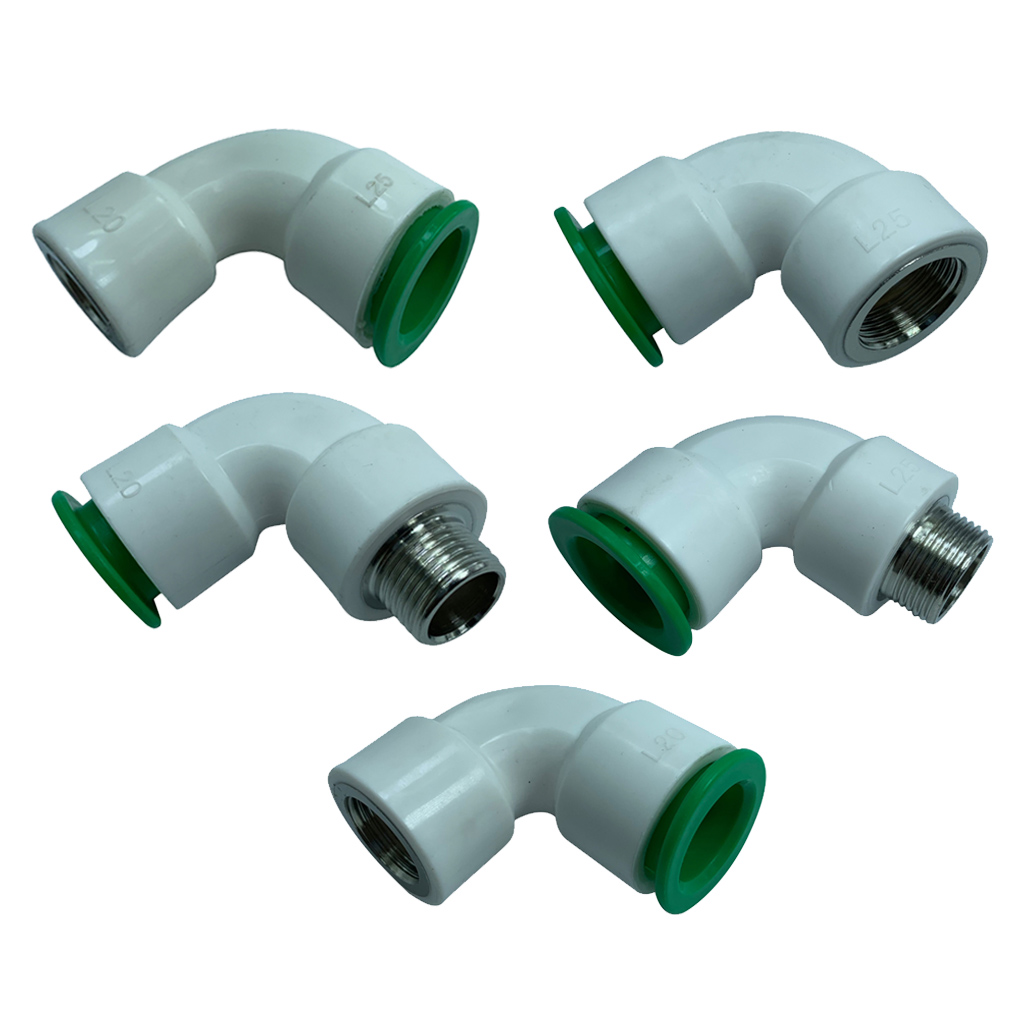 1pc PPR Tube Fittings Bending Quick Connector Plumbing Water Pipe Adapter