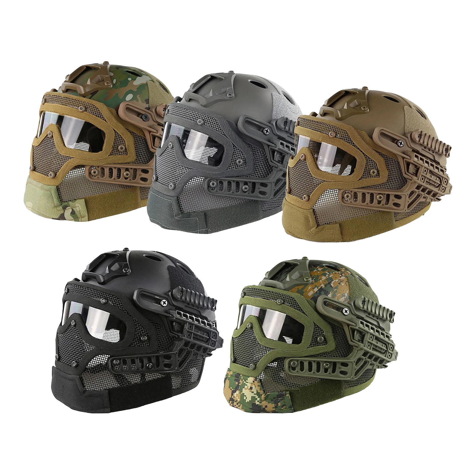 New Tactical Airsoft Paintball Protect Combat FAST Helmet Riding Gaming Climbing 