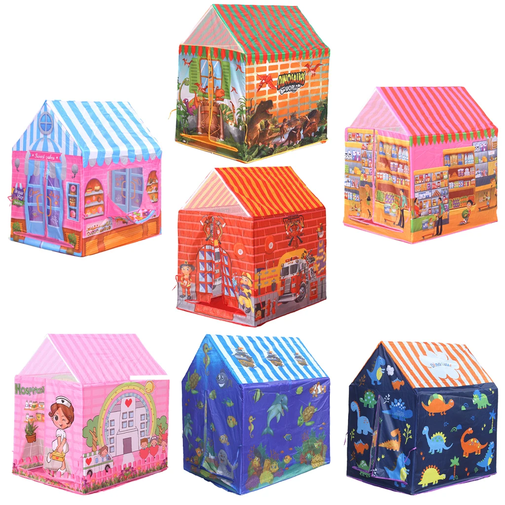 Girls Boys Playhouse Kids Castle Play Tent Toy Indoor and Outdoor Games