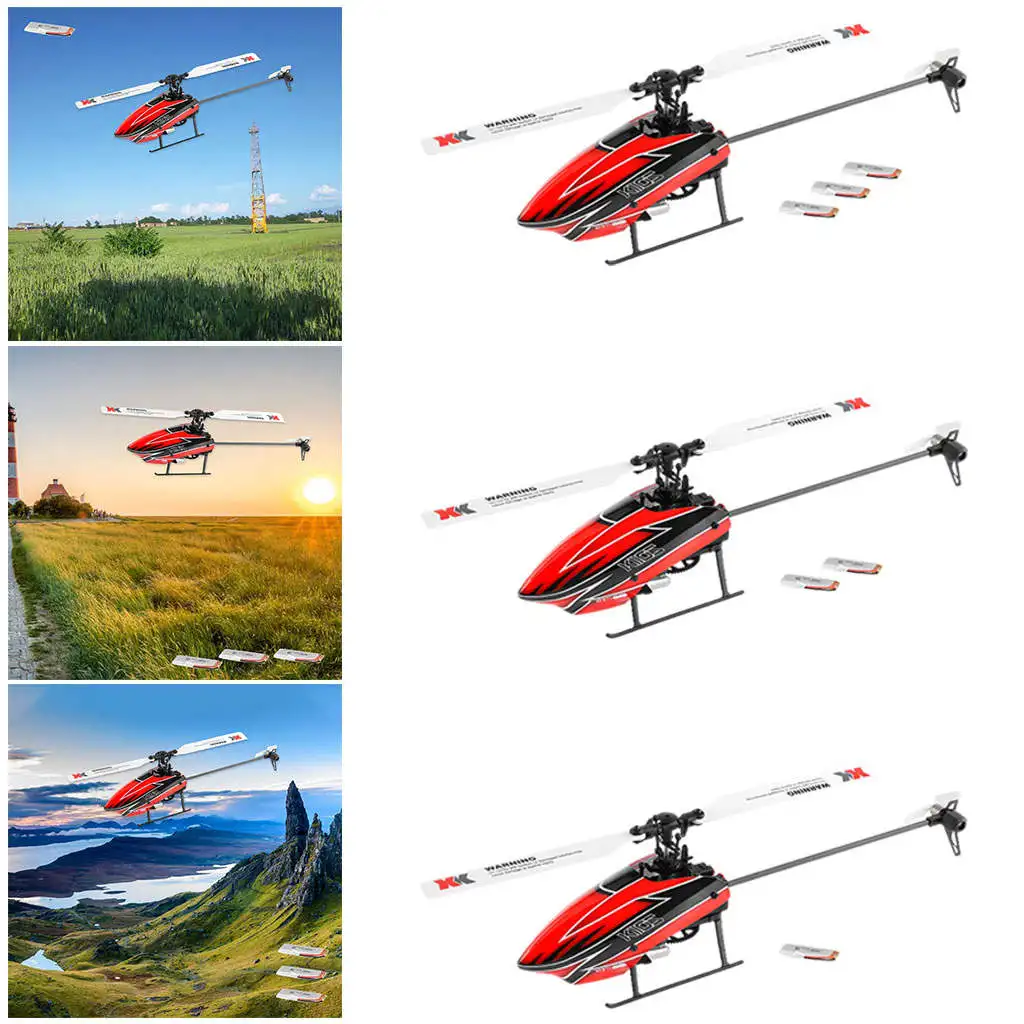 Wltoys XK K110S RC Helicopter 3D 6G Toys RTF Remote Control Drones for Beginner Gifts