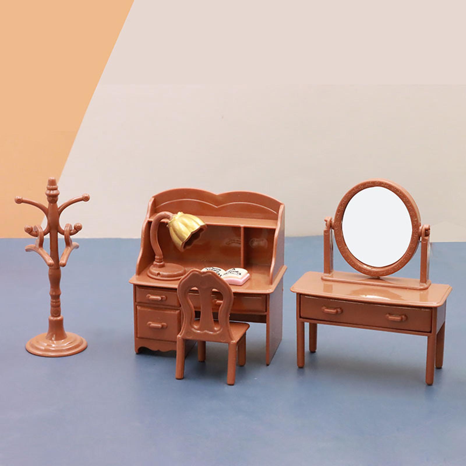 Miniature Dollhouse Furnitures Set, Photography Props Similation Model 1/12 Kids Preten Toys for Play House Game Decoration