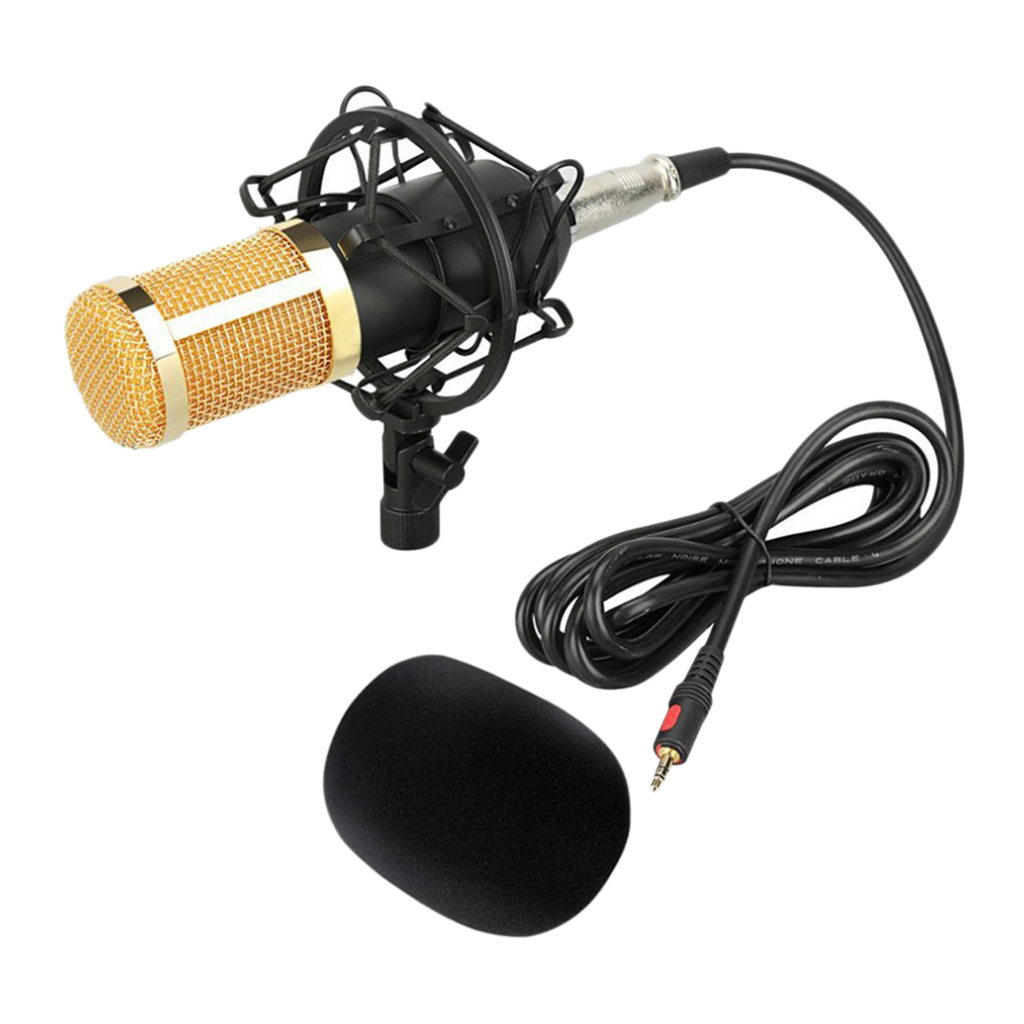 BM800 Dynamic Condenser Microphone Recording Microphone Mic for Broadcasting