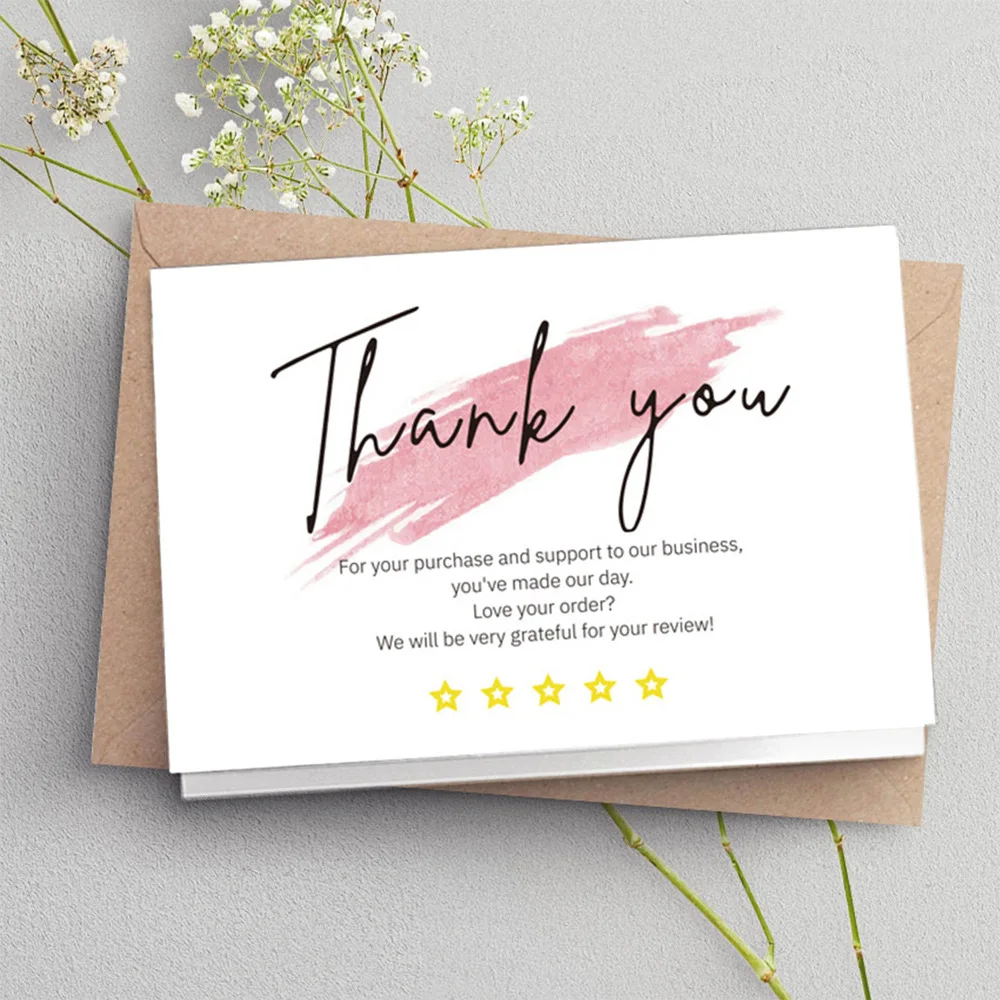 30-Pcs-White-Thank-You-Card-Th