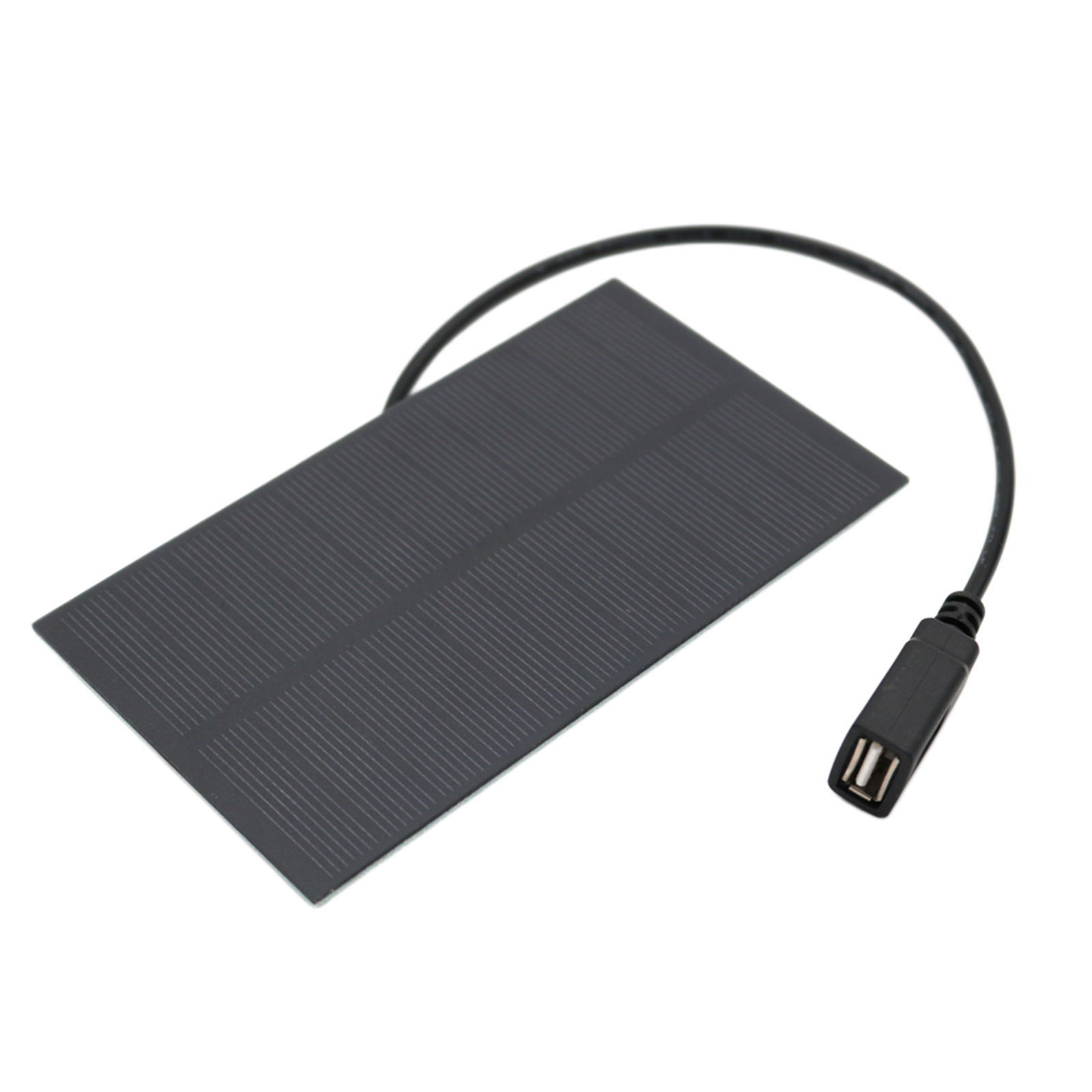 5.5V Solar Panel Charger USB Port Portable Camera Phone Charger for Outdoor Backpacking Trips