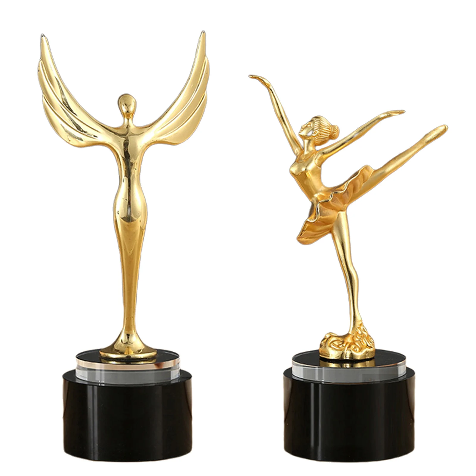 achievement insert trophy award marble party favor decorative gold holder 