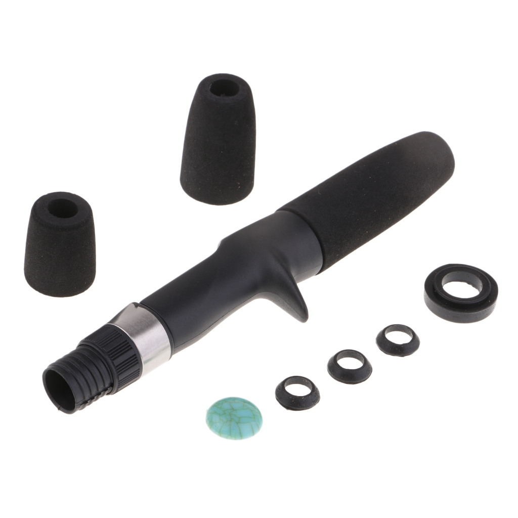 Black EVA Raft Fishing Rod Handle Grip and Reel Seat Lure / Ice Rod Building