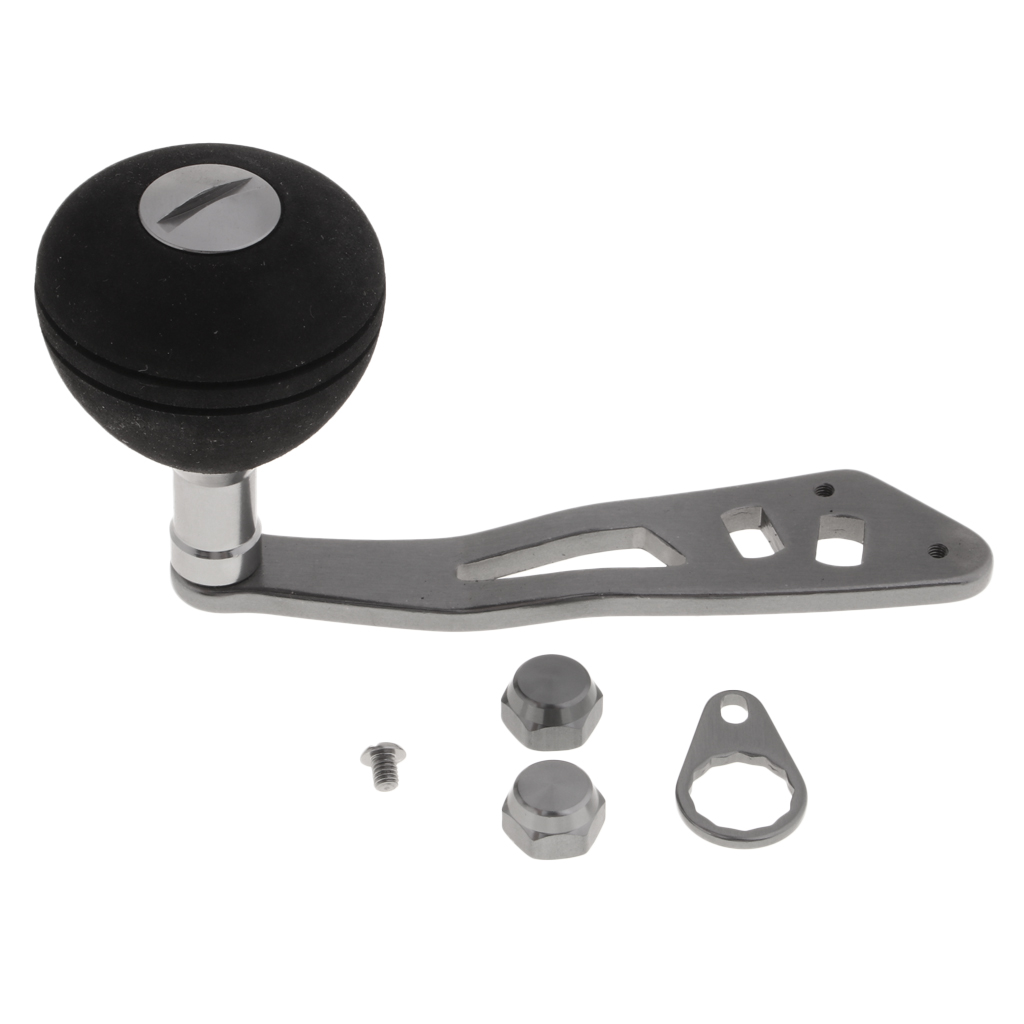 Metal Baitcasting Fishing Reel Handle Crank Knob Replacement Accessory