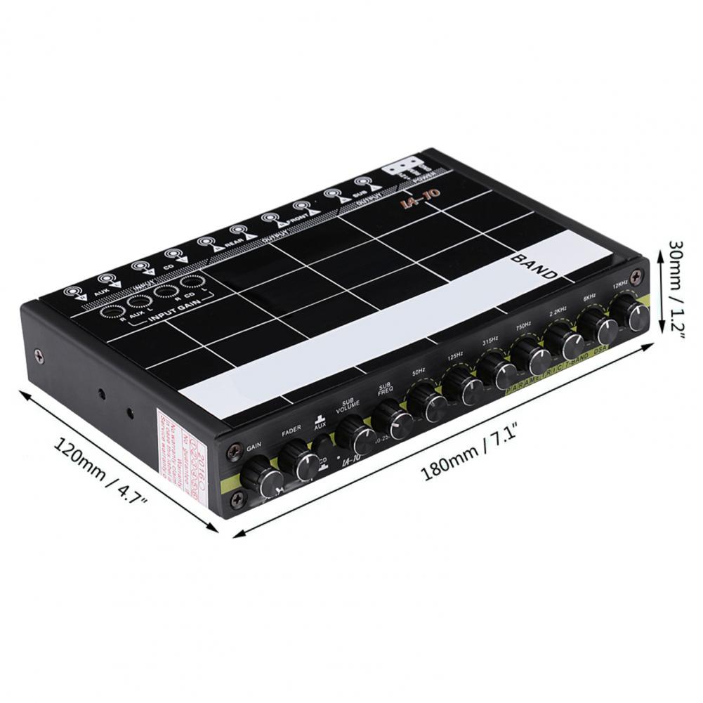 Title 5, Audio Equalizer High Sensitivity Universal ABS ...