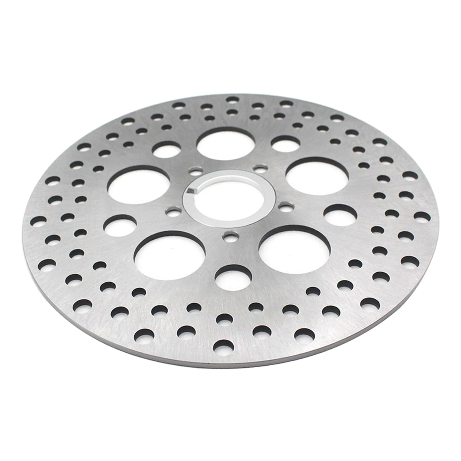 Motorcycle Silver Brake Disc Rotor for Harley XL 883 C Sportster Custom 1999-2010 TN TFB TF TC FXSTB 07-09