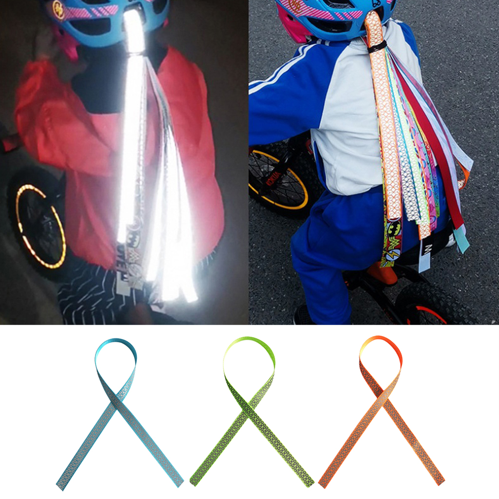 Bike Tricycle Streamer Handlebars Decoration Tassels Ribbon Children Girls Bike Scooter Helmet Accessories