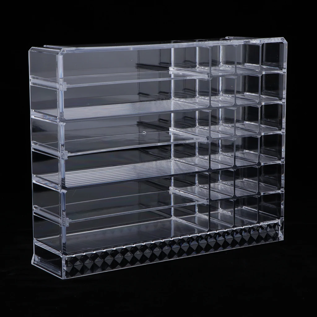 Cosmetic Organizer Clear Acrylic Makeup Box Display Perfume Display Rack Lipstick Stand Rack Cosmetic Organizer Holder Box