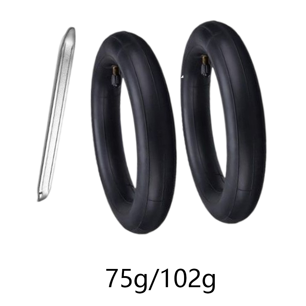 2Pcs Electric Scooter Tire Inner Tube Camera for M365 and Other Electric Skateboard with Crowbar
