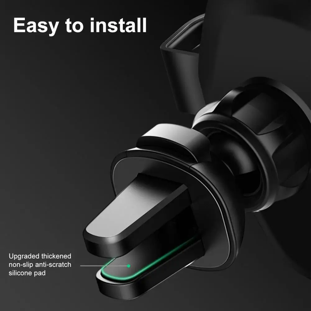 Q12 Car Phone Charger Holder Universal Quick Charging Ball Air Vent Wireless QI Phone Charger Navigation Stand for Samsung usb for car