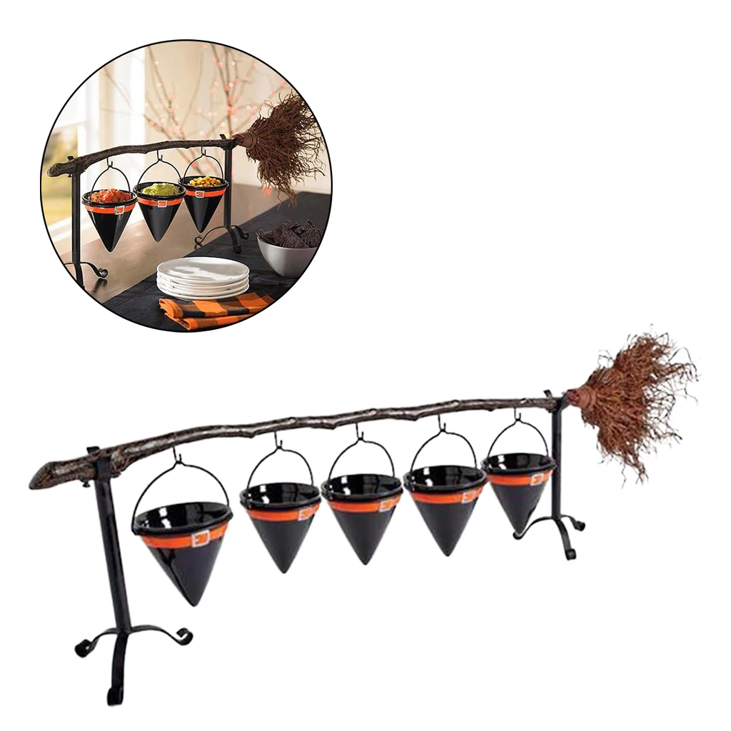 Halloween Witch Hat Snack Bowl Stand Snack Basket Salad Bowl Holiday Fruit Tray for for Candy Set Small Bowl Rack