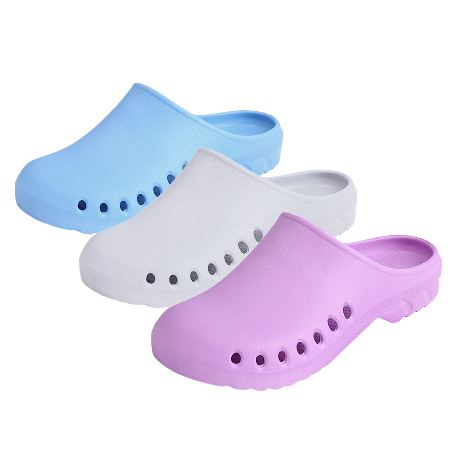 1Pair Unisex Clog Nurse Doctor Nursing Shoes Slip Resistant Slipers Hotel