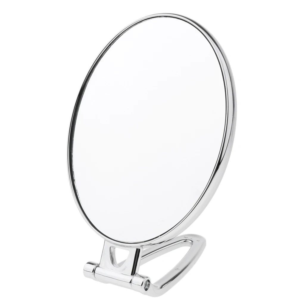 Round Makeup Cosmetic Mirror Double Sided Folding 2 Way  2X Magnify