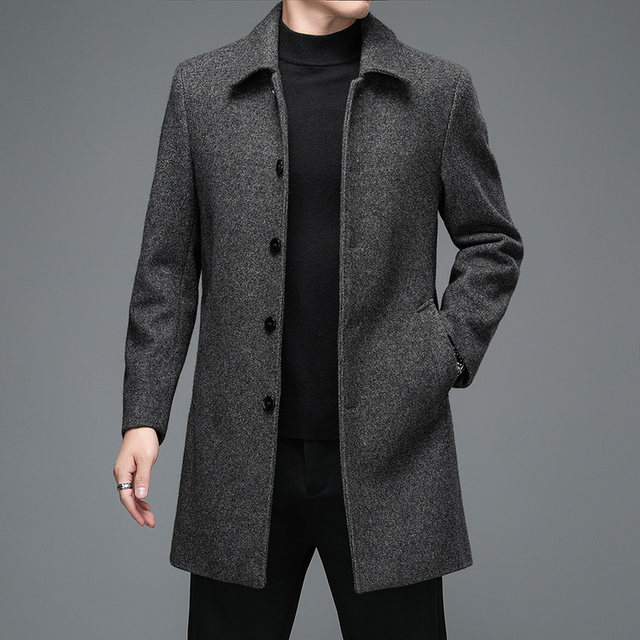 Winter Men Woolen Overcoat Mens Coats Jackets Men s High Quality Winter Coat High Aliexpress