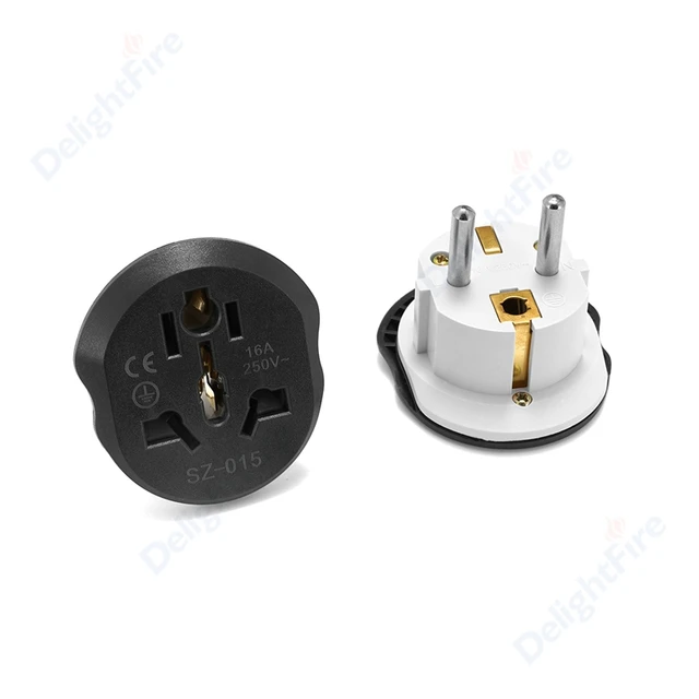 Italy Plug Adaptoruniversal Eu Plug Adapter 16a - 3 Outlets, High-quality  Travel Socket