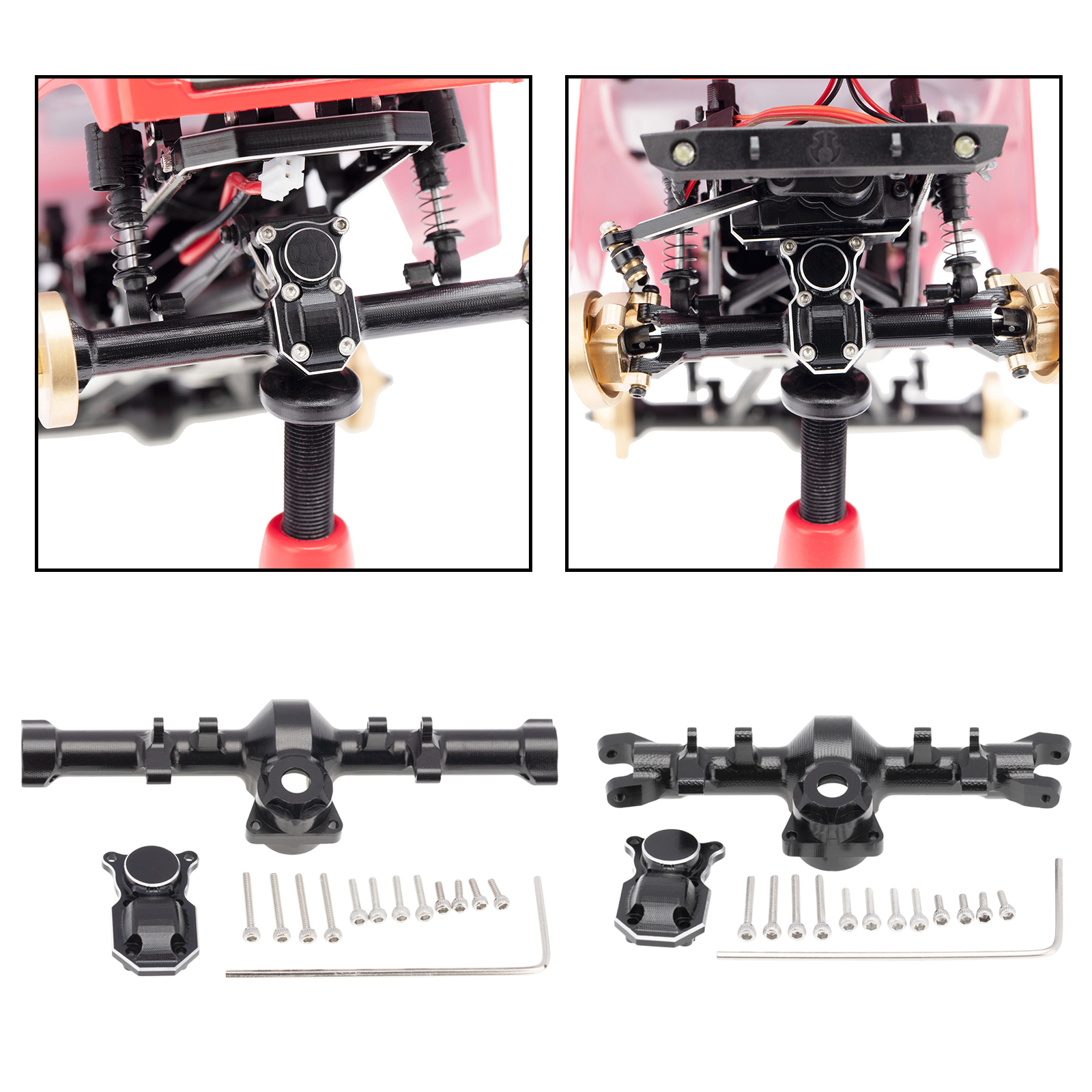 1/24 CNC RC Car Axle Howg Replacement Parts for Axial SCX2490081