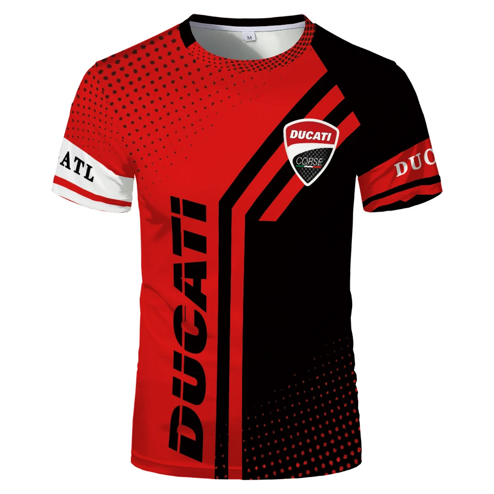 Dispensación visitar Encogimiento Camiseta deportiva con estampado 3D de Ducati para hombre, ropa deportiva  de gran tamaño, de alta calidad, para motocicleta, novedad de  2021|Camisetas| - AliExpress