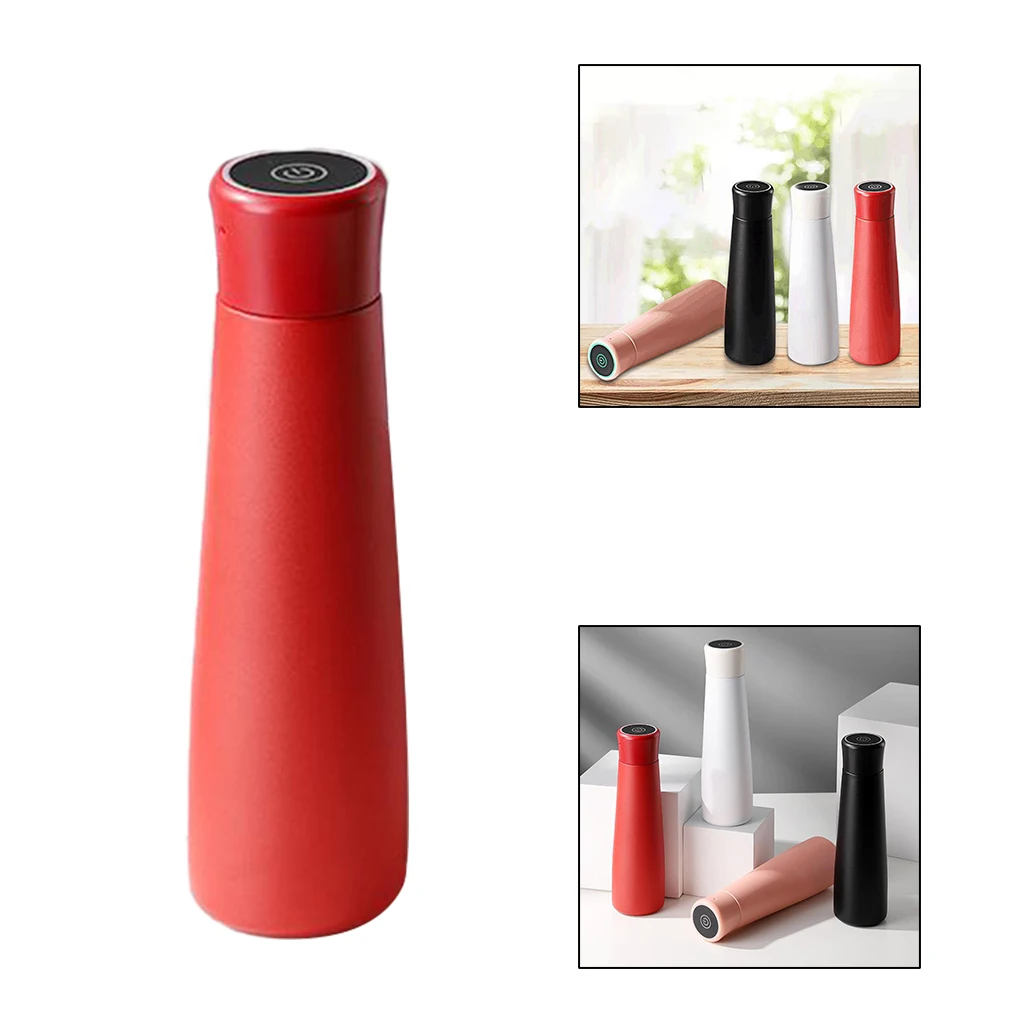 Stainless Steel Vacuum Flask Smart LED Screen Display Temperature Insulation Water Bottle 500ml