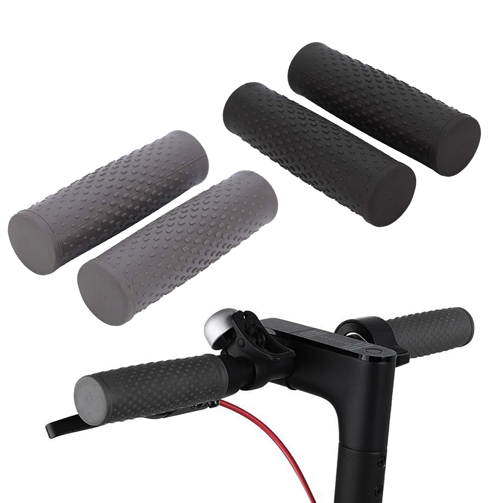 Electric Scooter Handle Protective Case for Xiaomi M365 PRO Non-slip Rubber Grips Cover Outdoor Riding Accessories