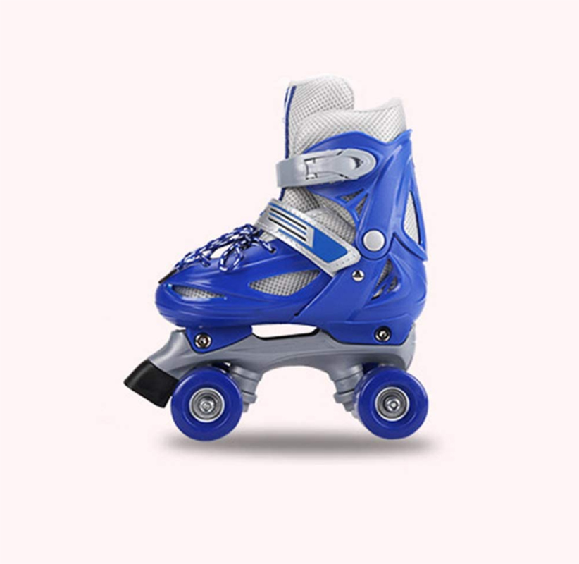 2021 Girls Kids Roller Skates Pvc Skating Shoes Sliding Quad Sneakers 4 Wheels 2 Row Line Outdoor Gym Sports Skate Shoes Patines