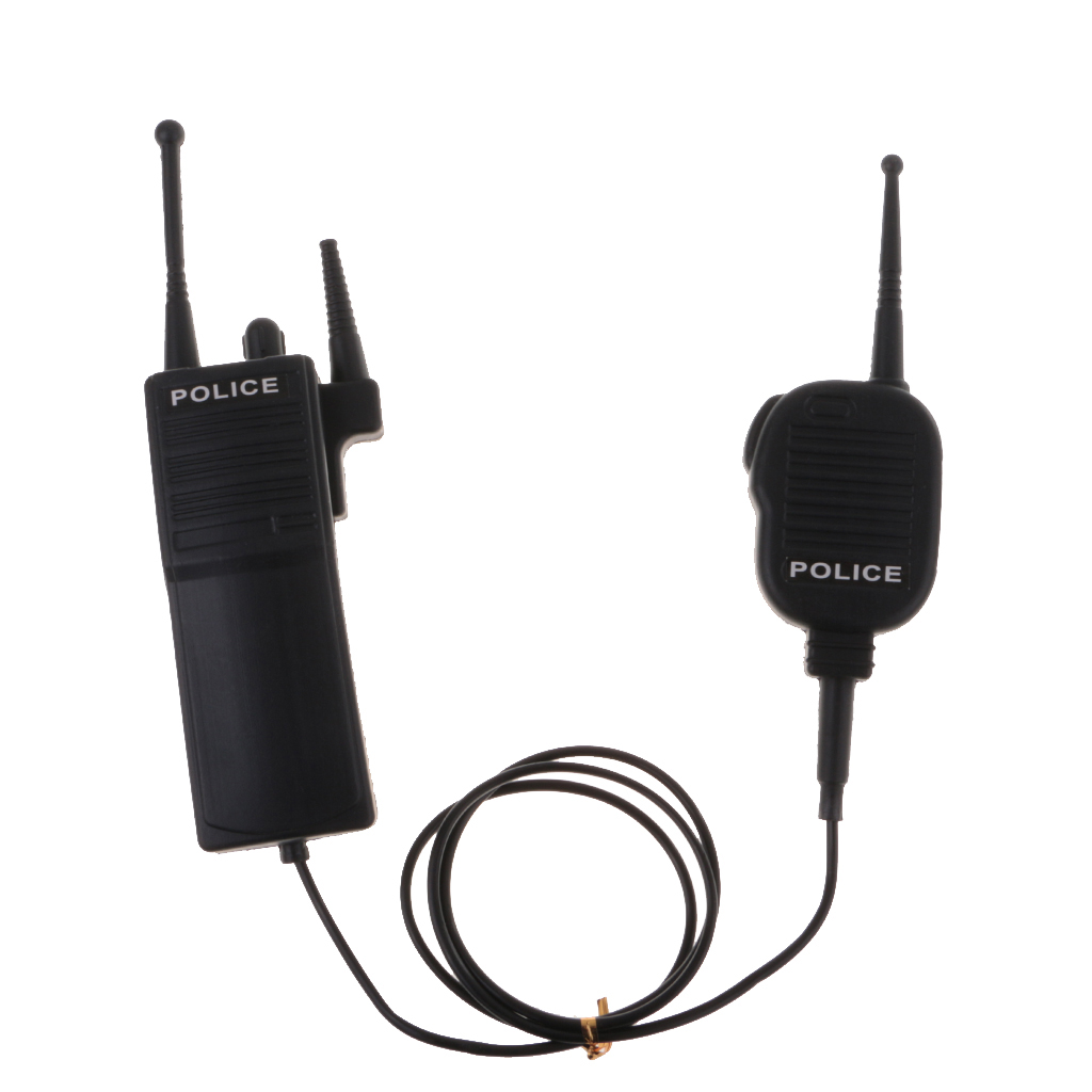 Funny Artificial Police Intercom Prop Two Way Radio Toy Game Joke Gag