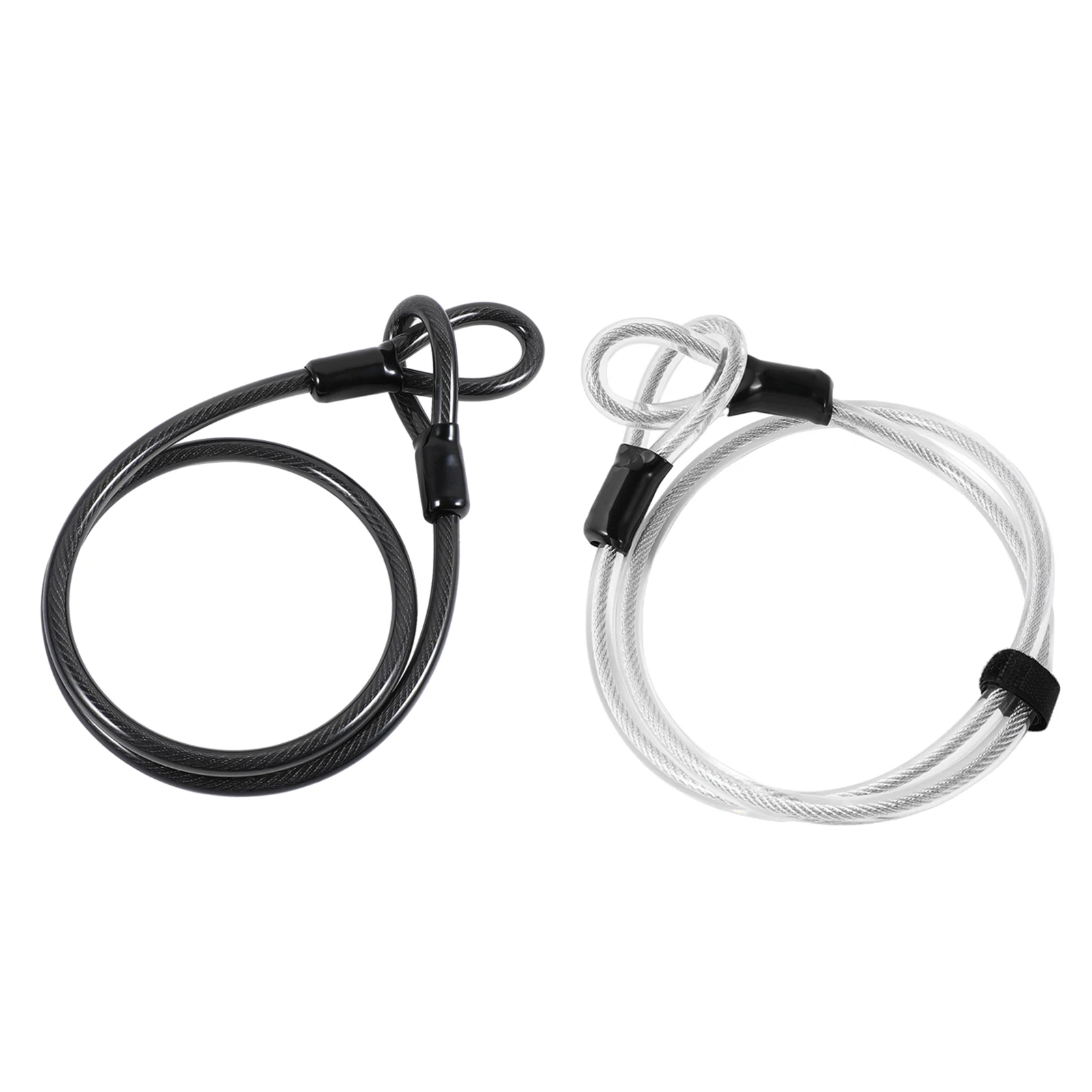 Bike Steel Cable Lock Bicycle Security Steel Cable with Double Loop Lock Cable for U-Lock Padlock
