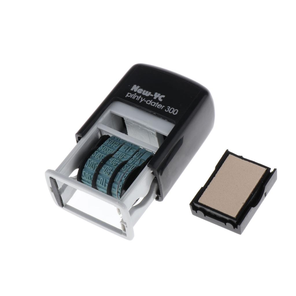 Self-Inking Date Stamp Business Stamp H-4mm Great for Receiving Expiration