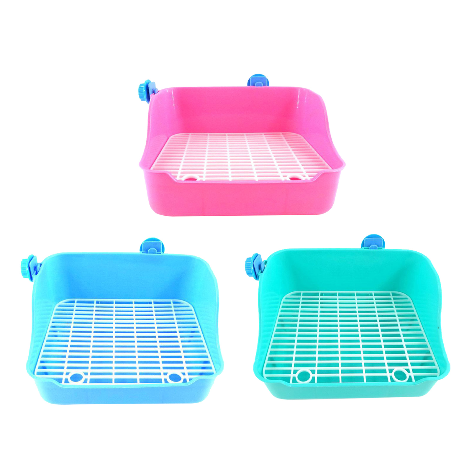 Rabbit Litter Box Corner Toilet Cage Box Potty Pet Pan for Ferret Chinchilla