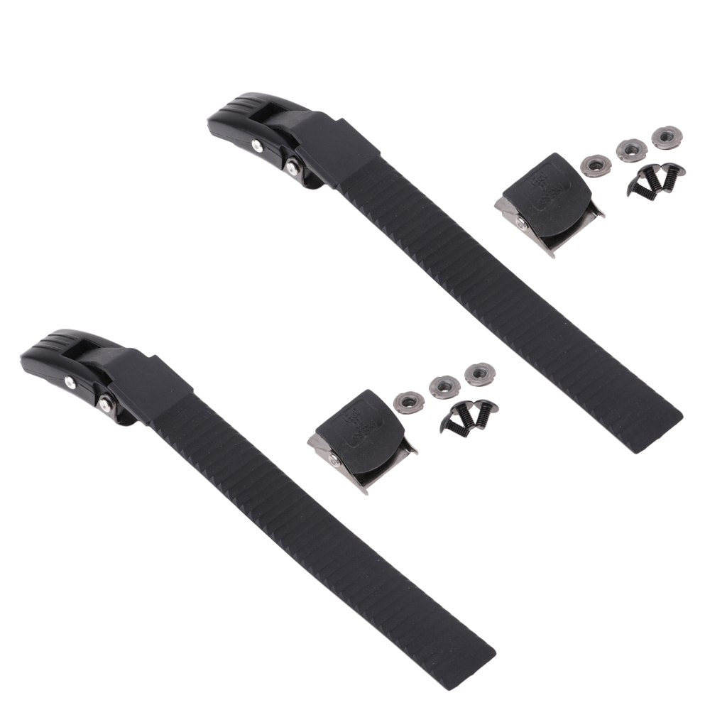 2X Replacement PP Roller Skate Energy Strap Buckle with Screws Nut Repair Set