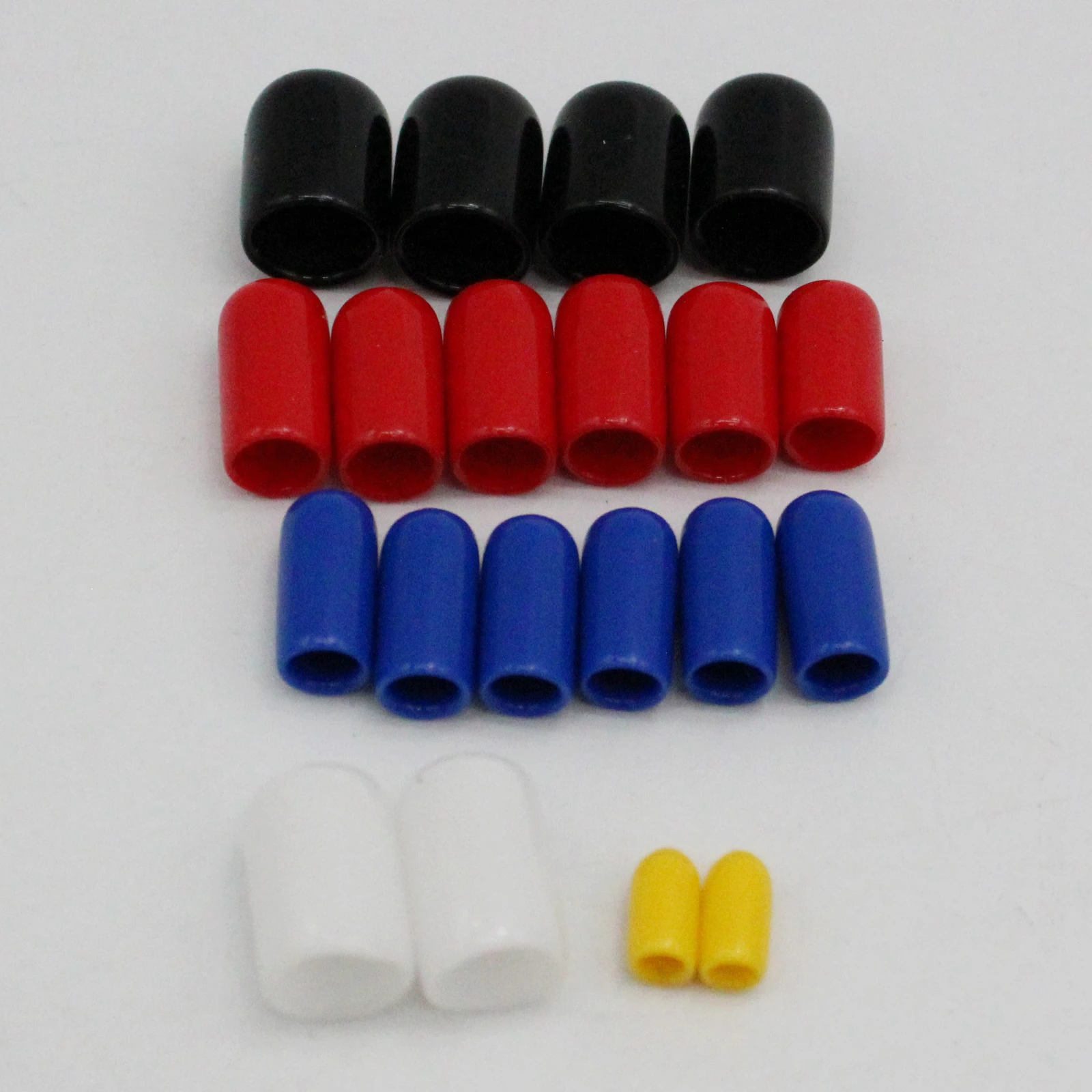 20pcs PVC Vacuum Cap Assortment 1/8in 3/16in 1/4in 3/8in 5/16in Set Kit For Chevy Car Accessories Hoses & Clamps